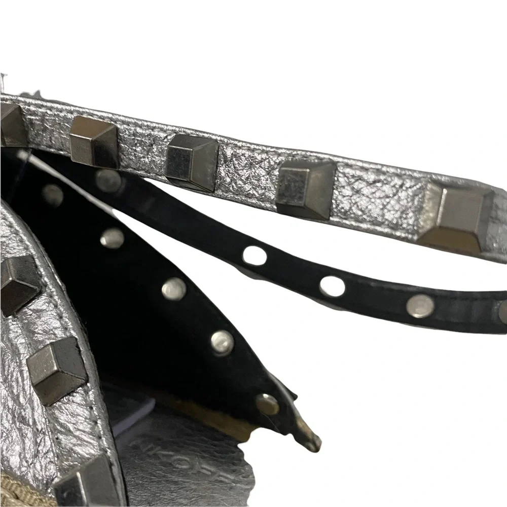 Rebecca Minkoff Gilles Studded Espadrilles Size 7.5 - Picture 6 of 9